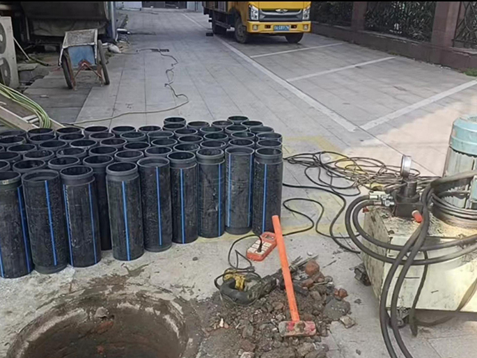 湖北PE置换管厂家 DN315置换管 非开挖管短管置换